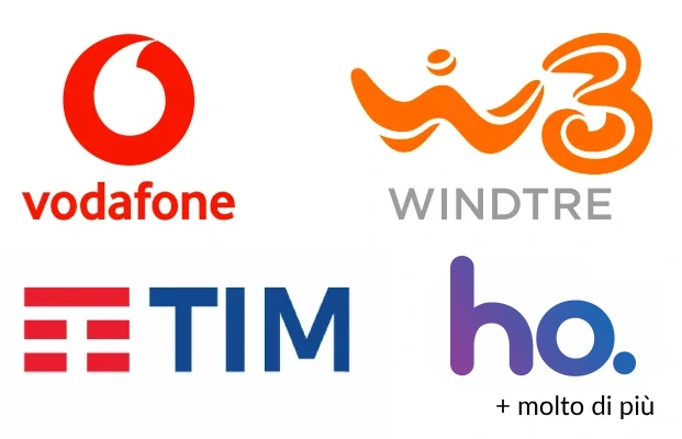 Elenco delle reti mobili supportate